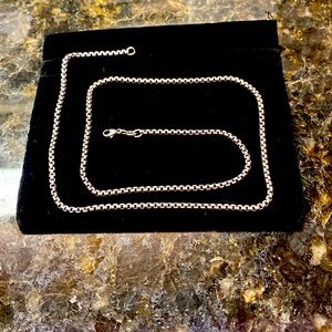 James Avery Men’s Heavy Box Chain-22”-.925